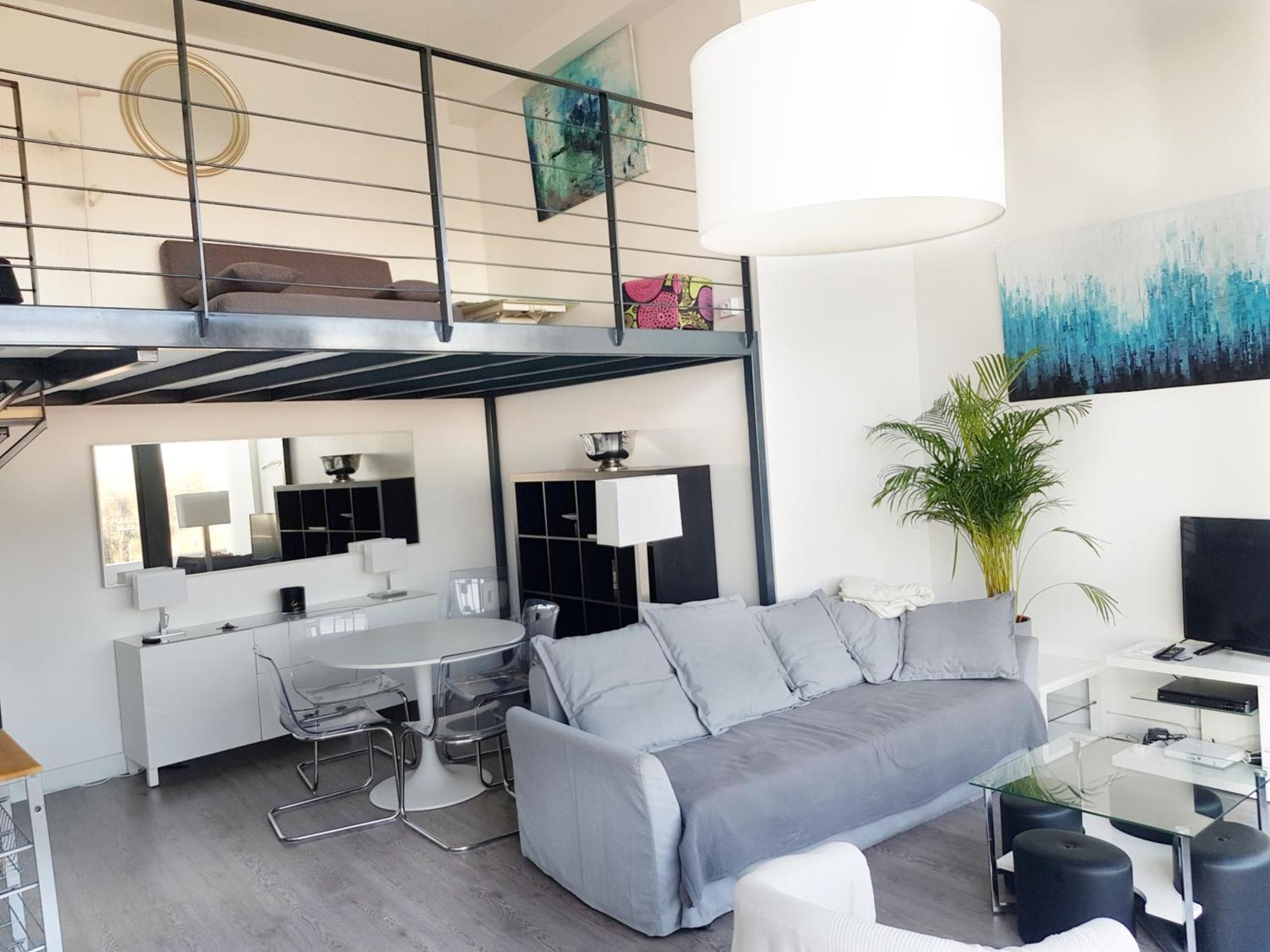 Appartement Loft Vue Fleuve Garonne Parking Gratuit